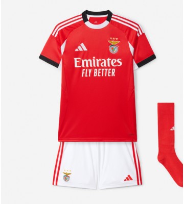Benfica Domácí dres komplet pro Děti 2025-26 Krátkým Rukávem (+ Krátké kalhoty)