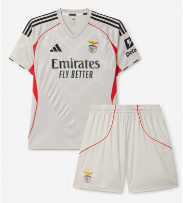 Benfica Venkovní dres komplet pro Děti 2025-26 Krátkým Rukávem (+ Krátké kalhoty)