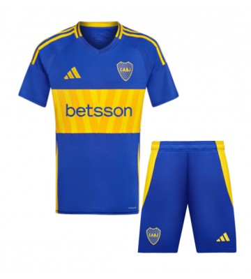 Boca Juniors Domácí dres komplet pro Děti 2024-25 Krátkým Rukávem (+ Krátké kalhoty)