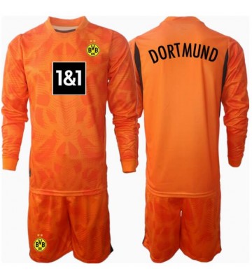 Borussia Dortmund Brankář Alternativní dres komplet pro Děti 2024-25 Dlouhým Rukávem (+ Krátké kalhoty)