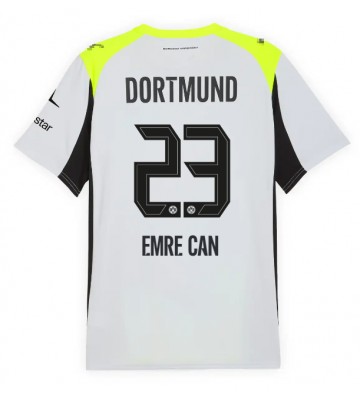 Borussia Dortmund Emre Can #23 Venkovní Dres 2025-26 Krátkým Rukávem