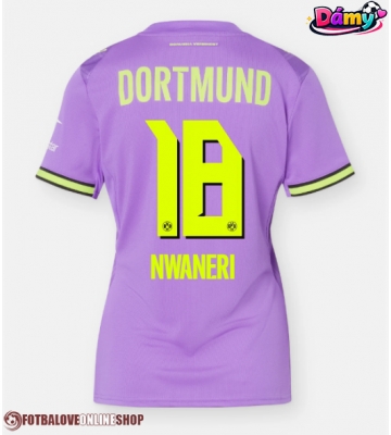 Borussia Dortmund Ethan Nwaneri #18 Alternativní Dres pro Dámy 2026-27 Krátkým Rukávem