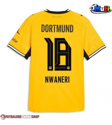 Borussia Dortmund Ethan Nwaneri #18 Domácí Dres 2026-27 Krátkým Rukávem
