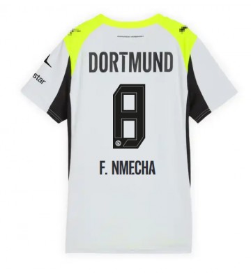 Borussia Dortmund Felix Nmecha #8 Venkovní Dres pro Dámy 2025-26 Krátkým Rukávem