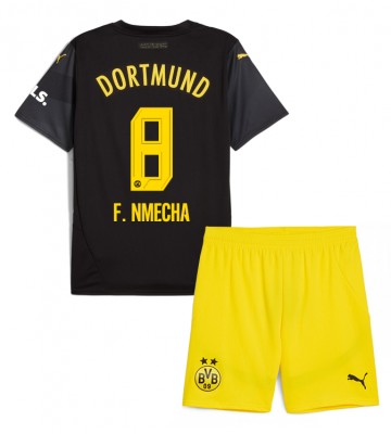 Borussia Dortmund Felix Nmecha #8 Venkovní dres komplet pro Děti 2024-25 Krátkým Rukávem (+ Krátké kalhoty)