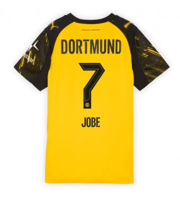 Borussia Dortmund Jobe Bellingham #7 Domácí Dres pro Dámy 2025-26 Krátkým Rukávem Borussia Dortmund Jobe Bellingham #7 Domácí Dres pro Dámy 2025-26 Krátkým Rukávem