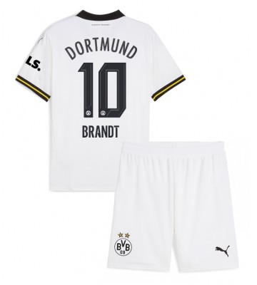 Borussia Dortmund Julian Brandt #10 Alternativní dres komplet pro Děti 2024-25 Krátkým Rukávem (+ Krátké kalhoty)