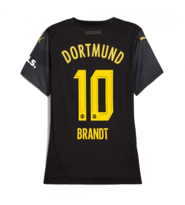 Borussia Dortmund Julian Brandt #10 Venkovní Dres pro Dámy 2024-25 Krátkým Rukávem
