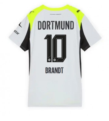 Borussia Dortmund Julian Brandt #10 Venkovní Dres pro Dámy 2025-26 Krátkým Rukávem