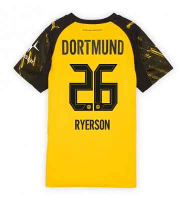 Borussia Dortmund Julian Ryerson #26 Domácí Dres pro Dámy 2025-26 Krátkým Rukávem Borussia Dortmund Julian Ryerson #26 Domácí Dres pro Dámy 2025-26 Krátkým Rukávem