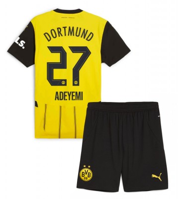 Borussia Dortmund Karim Adeyemi #27 Domácí dres komplet pro Děti 2024-25 Krátkým Rukávem (+ Krátké kalhoty)