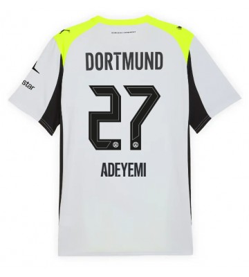 Borussia Dortmund Karim Adeyemi #27 Venkovní Dres 2025-26 Krátkým Rukávem