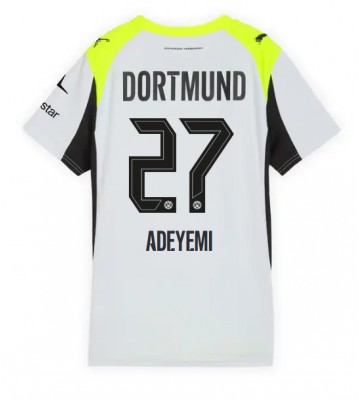 Borussia Dortmund Karim Adeyemi #27 Venkovní Dres pro Dámy 2025-26 Krátkým Rukávem
