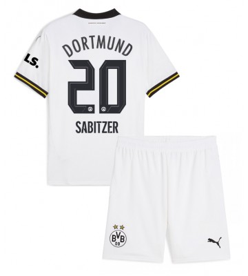 Borussia Dortmund Marcel Sabitzer #20 Alternativní dres komplet pro Děti 2024-25 Krátkým Rukávem (+ Krátké kalhoty)