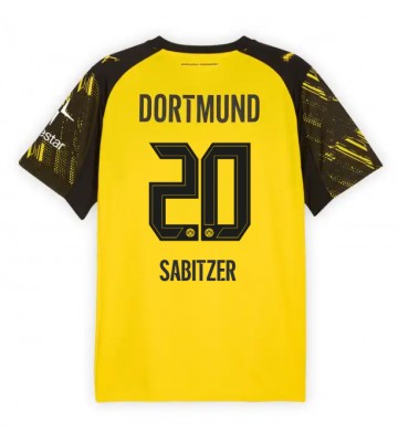 Borussia Dortmund Marcel Sabitzer #20 Domácí Dres 2025-26 Krátkým Rukávem