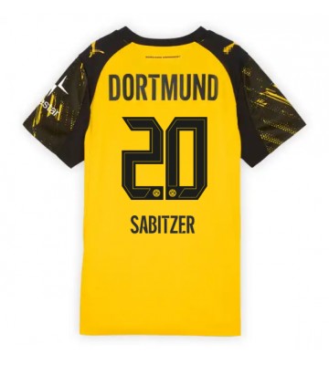 Borussia Dortmund Marcel Sabitzer #20 Domácí Dres pro Dámy 2025-26 Krátkým Rukávem