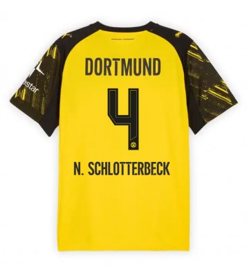 Borussia Dortmund Nico Schlotterbeck #4 Domácí Dres 2025-26 Krátkým Rukávem