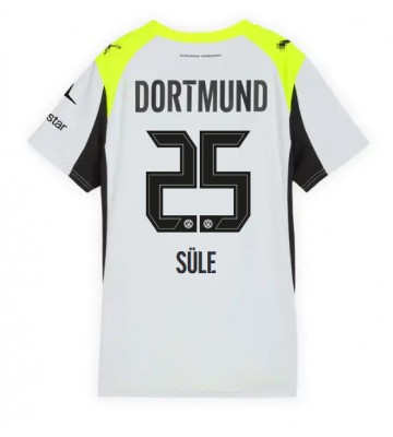 Borussia Dortmund Niklas Sule #25 Venkovní Dres pro Dámy 2025-26 Krátkým Rukávem
