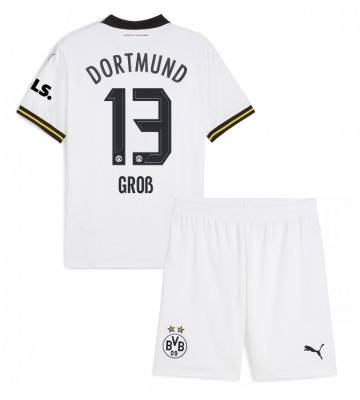 Borussia Dortmund Pascal Gross #13 Alternativní dres komplet pro Děti 2024-25 Krátkým Rukávem (+ Krátké kalhoty)