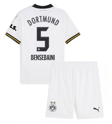 Borussia Dortmund Ramy Bensebaini #5 Alternativní dres komplet pro Děti 2024-25 Krátkým Rukávem (+ Krátké kalhoty)