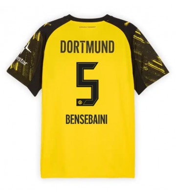 Borussia Dortmund Ramy Bensebaini #5 Domácí Dres 2025-26 Krátkým Rukávem