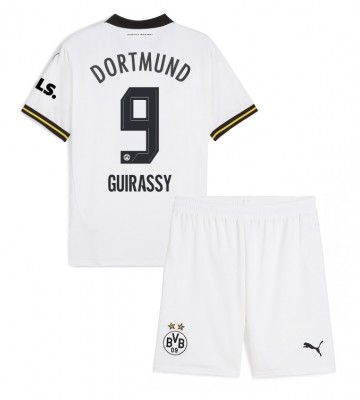Borussia Dortmund Serhou Guirassy #9 Alternativní dres komplet pro Děti 2024-25 Krátkým Rukávem (+ Krátké kalhoty)