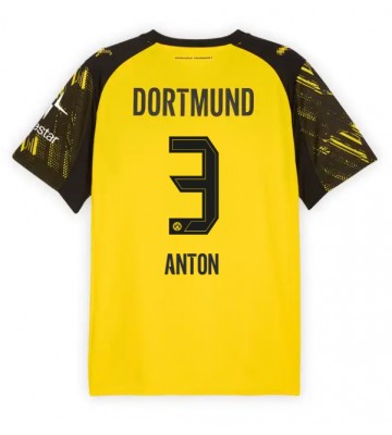 Borussia Dortmund Waldemar Anton #3 Domácí Dres 2025-26 Krátkým Rukávem