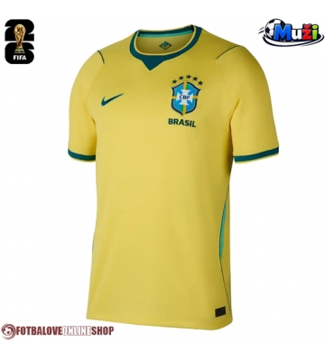 Brazílie Domácí Dres MS 2026 Krátkým Rukávem