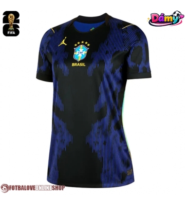 Brazílie Venkovní Dres pro Dámy MS 2026 Krátkým Rukávem