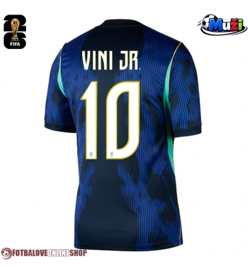 Brazílie Vinicius Junior #10 Venkovní Dres MS 2026 Krátkým Rukávem
