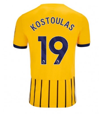 Brighton Charalampos Kostoulas #19 Alternativní Dres 2025-26 Krátkým Rukávem Brighton Charalampos Kostoulas #19 Alternativní Dres 2025-26 Krátkým Rukávem