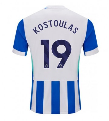 Brighton Charalampos Kostoulas #19 Domácí Dres 2025-26 Krátkým Rukávem Brighton Charalampos Kostoulas #19 Domácí Dres 2025-26 Krátkým Rukávem