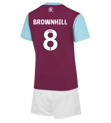 Burnley Josh Brownhill #8 Domácí dres komplet pro Děti 2024-25 Krátkým Rukávem (+ Krátké kalhoty)