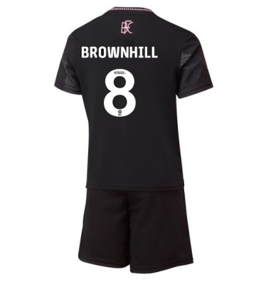 Burnley Josh Brownhill #8 Venkovní dres komplet pro Děti 2024-25 Krátkým Rukávem (+ Krátké kalhoty)