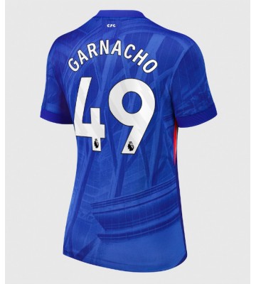 Chelsea Alejandro Garnacho #49 Domácí Dres pro Dámy 2025-26 Krátkým Rukávem
