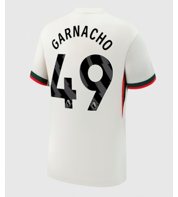 Chelsea Alejandro Garnacho #49 Venkovní Dres 2025-26 Krátkým Rukávem