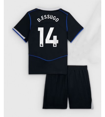 Chelsea Dario Essugo #14 Alternativní dres komplet pro Děti 2025-26 Krátkým Rukávem (+ Krátké kalhoty)