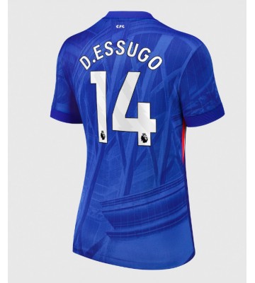 Chelsea Dario Essugo #14 Domácí Dres pro Dámy 2025-26 Krátkým Rukávem
