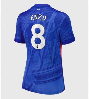 Chelsea Enzo Fernandez #8 Domácí Dres pro Dámy 2025-26 Krátkým Rukávem