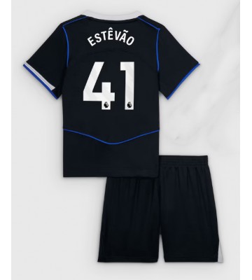 Chelsea Estevao Willian #41 Alternativní dres komplet pro Děti 2025-26 Krátkým Rukávem (+ Krátké kalhoty)
