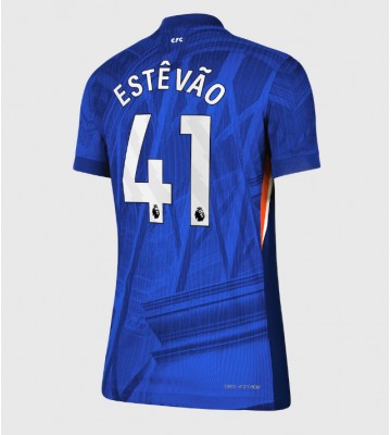 Chelsea Estevao Willian #41 Domácí Dres pro Dámy 2025-26 Krátkým Rukávem