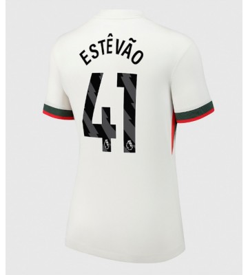 Chelsea Estevao Willian #41 Venkovní Dres pro Dámy 2025-26 Krátkým Rukávem
