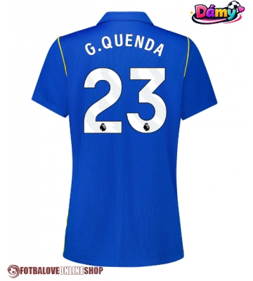 Chelsea Geovany Quenda #23 Domácí Dres pro Dámy 2026-27 Krátkým Rukávem