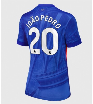 Chelsea Joao Pedro #20 Domácí Dres pro Dámy 2025-26 Krátkým Rukávem