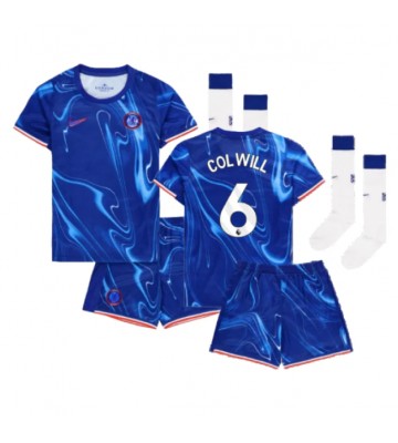 Chelsea Levi Colwill #6 Domácí dres komplet pro Děti 2024-25 Krátkým Rukávem (+ Krátké kalhoty)