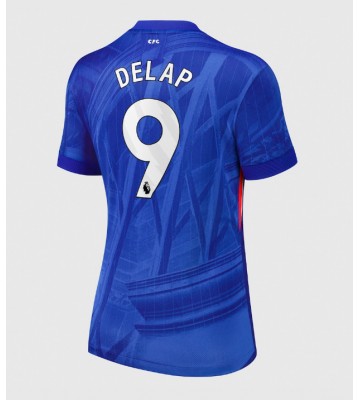 Chelsea Liam Delap #9 Domácí Dres pro Dámy 2025-26 Krátkým Rukávem