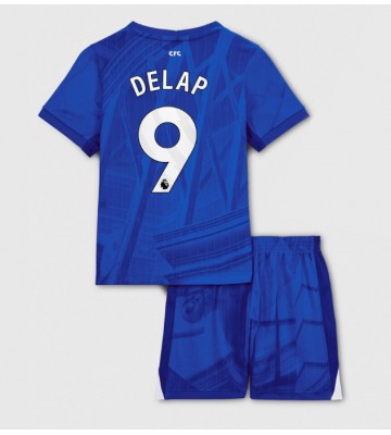 Chelsea Liam Delap #9 Domácí dres komplet pro Děti 2025-26 Krátkým Rukávem (+ Krátké kalhoty)