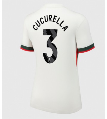 Chelsea Marc Cucurella #3 Venkovní Dres pro Dámy 2025-26 Krátkým Rukávem