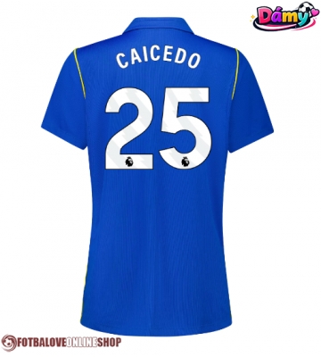 Chelsea Moises Caicedo #25 Domácí Dres pro Dámy 2026-27 Krátkým Rukávem