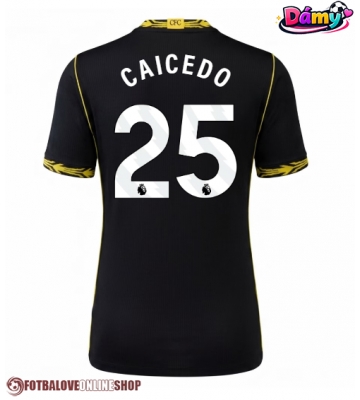 Chelsea Moises Caicedo #25 Venkovní Dres pro Dámy 2026-27 Krátkým Rukávem